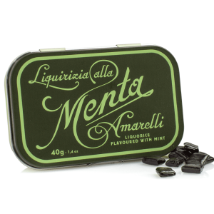 GREEN FAVETTE LIQUIRIZIA MENTA SCATOLA LATTA 12X40 GR