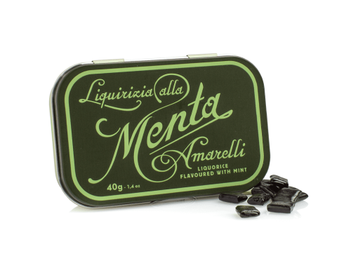 GREEN FAVETTE LIQUIRIZIA MENTA SCATOLA LATTA 12X40 GR