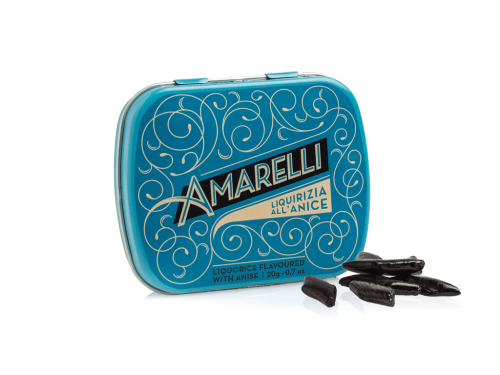 SKY ROMBETTI PICCOLI ROMBI LIQUIRIZIA ANICE SCATOLA LATTA 12X20 GR