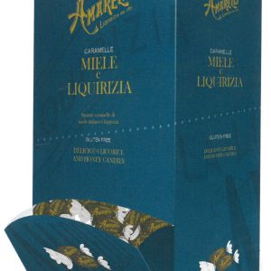 DISPLAY LIQUIRIZIE CON MIELE ITALIANO CARAMELLE 1000 GR 290 PZ