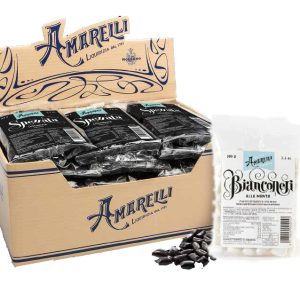 BIANCONERI - CONFETTI BIANCHI CON ANIMA DI LIQUIRIZIA ALLA MENTA 10X100 GR