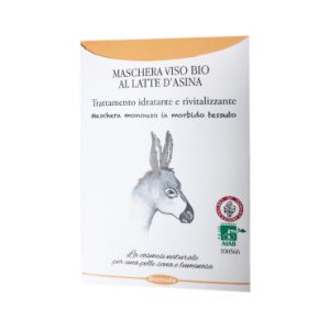 LATTE D’ASINA MASCHERA VISO BIOLOGICA 20 ML BOX 12 PEZZI