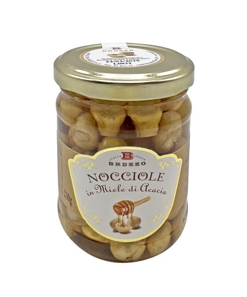 NOCCIOLE TOSTATE IN MIELE DI ACACIA 230 GR