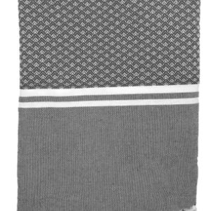 Telo Fouta Jacquard Corniglia Nero 100x200cm 450g