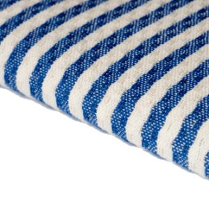 Telo Fouta riga larga Positano Cobalto 100x200cm 380g