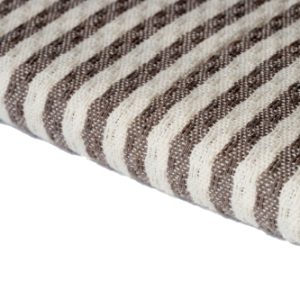 Telo Fouta riga larga Positano Cenere 100x200cm 380g