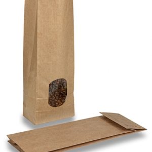 SACCHETTI AVANA CON FINESTRA 10x29+6 CM
