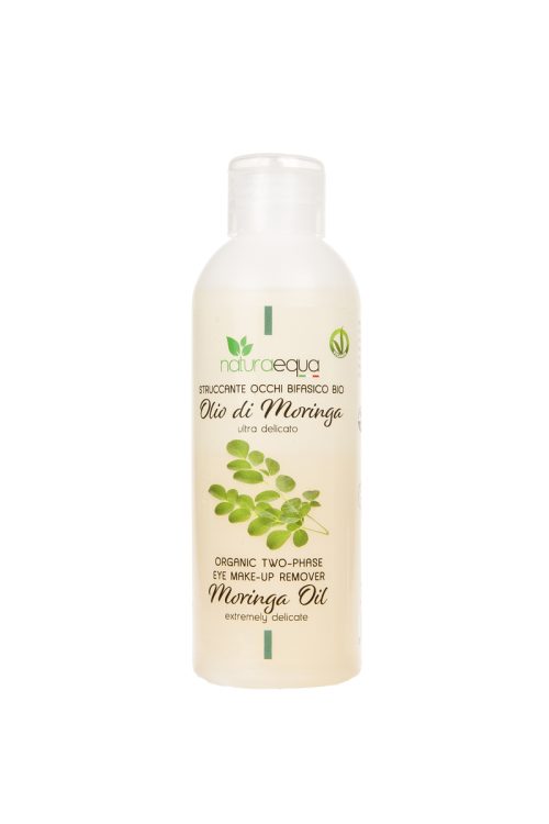 STRUCCANTE OCCHI BIFASICO BIO OLIO DI MORINGA 150 ML