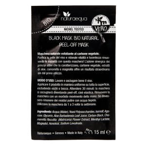 BLACK MASK BIO NATURAL ESFOLIANTE MONODOSE 15 ML (6 PZ)