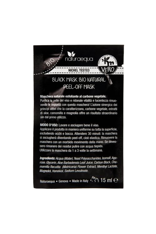 BLACK MASK BIO NATURAL ESFOLIANTE MONODOSE 15 ML (6 PZ)