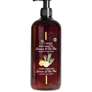SAPONE LIQUIDO BIO LIMONE E TEE TREE DETERGENTE E IGIENIZZANTE