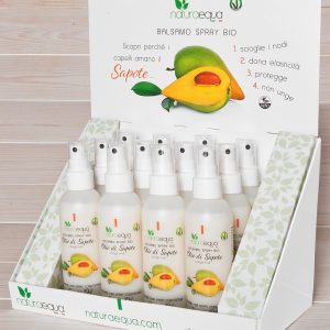 ESPOSITORE BALSAMO SPRAY SCIOGLINODI OLIO DI SAPOTE BIO 150 ML (12PZ)