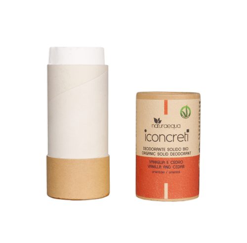 I CONCRETI DEODORANTE SOLIDO BIO VANIGLIA E CEDRO 60 GR
