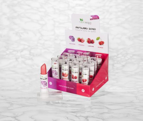 ESPOSITORE BURRO DI CACAO 4 FRUTTALABBRA 3 PZ PER TIPO + TESTER