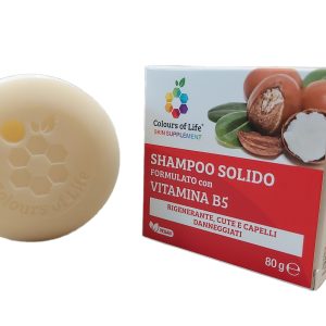 Shampoo Solido Vitamina B5, 80 gr