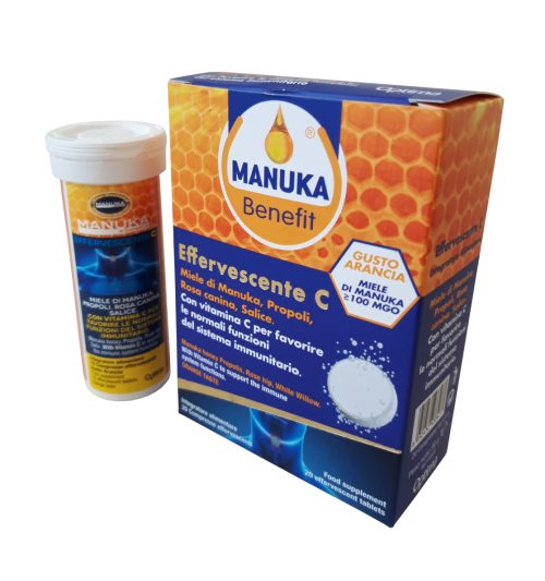 Manuka Benefit Effervescente C, 20 compresse