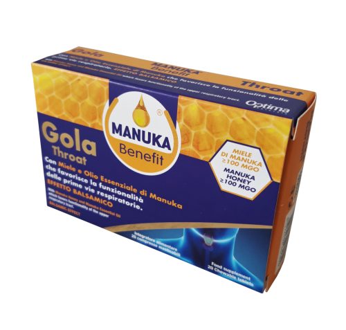 Manuka Benefit Gola Voce, 20 compresse masticabili