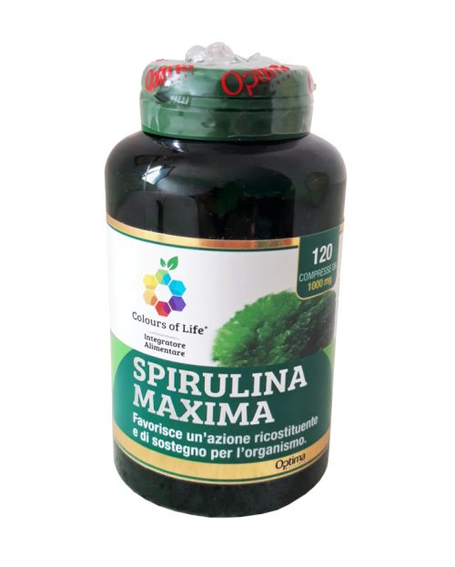 Spirulina Maxima, 120 compresse, 1000 mg