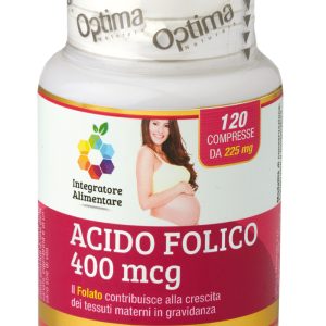 Acido Folico 400 mcg, 120 compresse, 225 mg