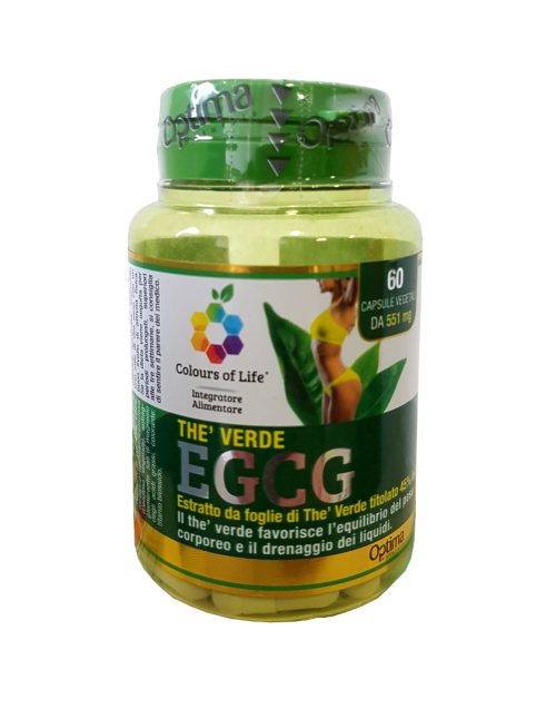 Thè Verde EGCG, 60 capsule, 551 mg -