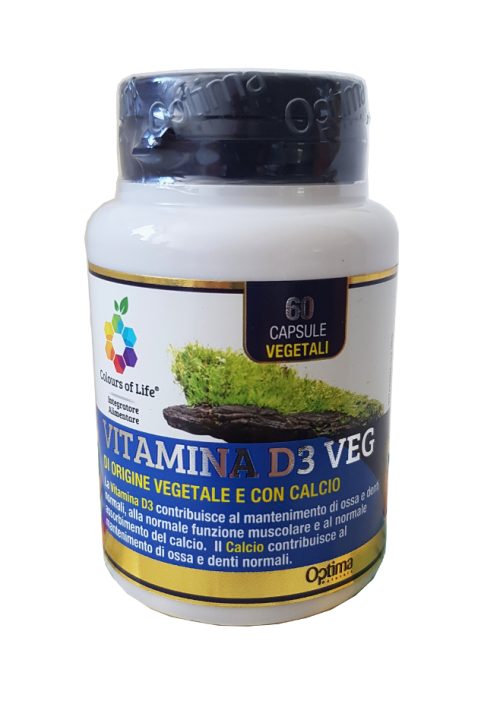 Vitamina D3 Veg - 60 caps, 500mg