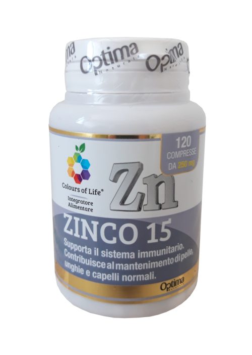 Zinco 15, 120 compresse, 250 mg
