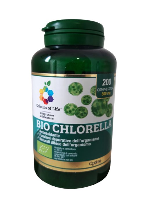 Bio Chlorella, 200 compresse, 500mg
