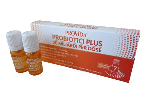 Provida Probiotici Plus - 20 miliardi per dose - 7 flaconcini da 8 ml