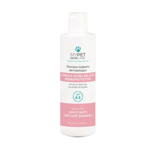 SHAMPOO-BALSAMO DERMATOLOGICO CANI E GATTI 2 IN 1, PH 6,5. CUTE SENSIBILE
