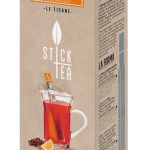 TISANA STICK KARKADÈ CON ARANCIA DI SICILIA 12 STICK - 2 GR