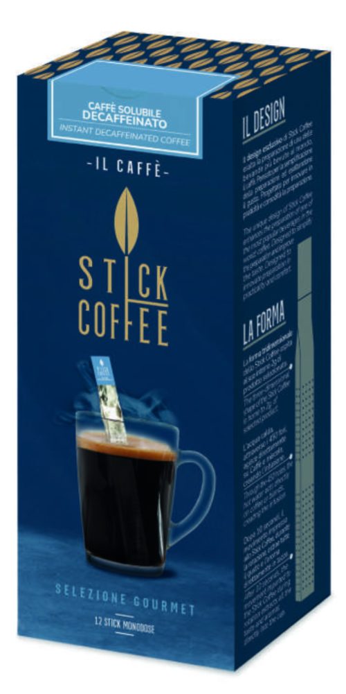 CAFFE' SOLUBILE 100% DECAFFEINATO 12 STICK 2 GR
