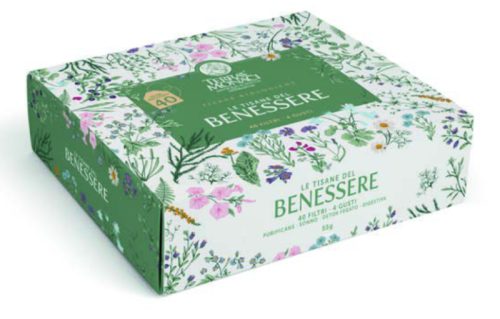 TISANE DEL BENESSERE BIO - SCATOLA IN CARTONE 4 GUSTI 40 FILTRI