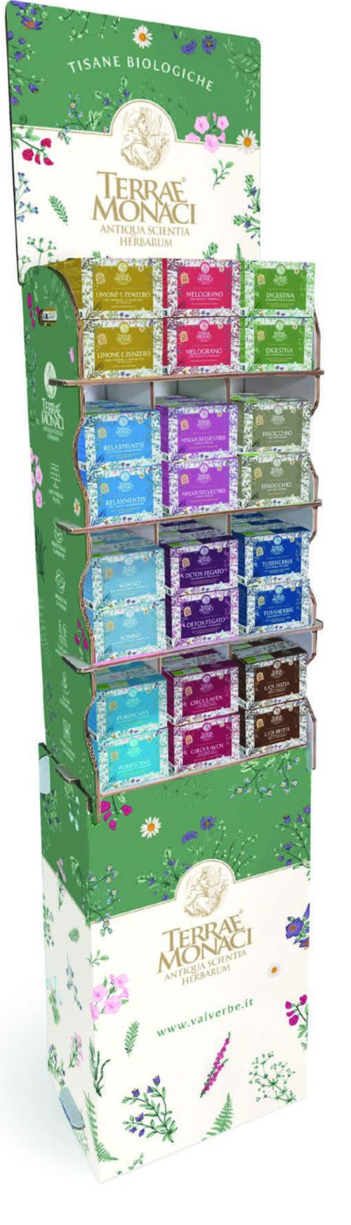 TOTEM IN CARTONE 78 TISANE MISTE 6X13 GUSTI
