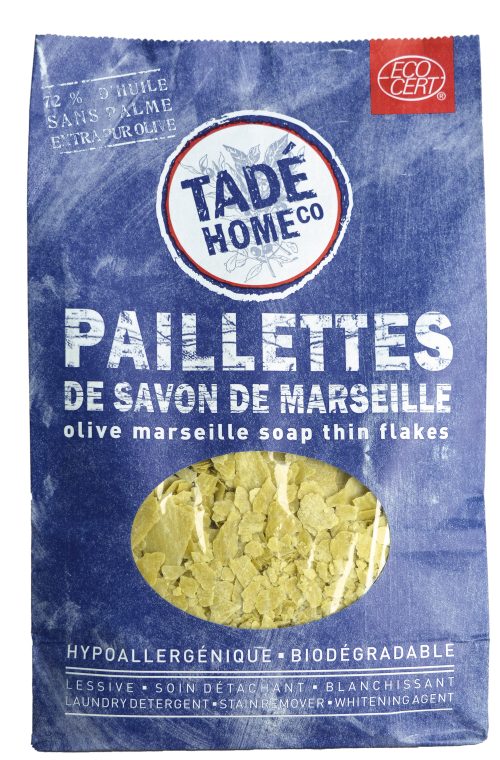 SCAGLIE DI SAPONE DI MARSIGLIA IN SCATOLA CERT. ECOCERT 750 GR