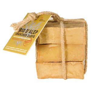 TRIS DI TRANCI SAPONE DI ALEPPO 5% 3x80 GR