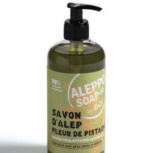SAPONE DI ALEPPO LIQUIDO FIOR DI PISTACCHIO 500 ML