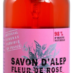 SAPONE DI ALEPPO LIQUIDO PETALI DI ROSA 500 ML