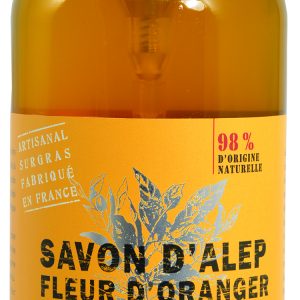 SAPONE DI ALEPPO LIQUIDO FIORI DI ARANCIO 500 ML