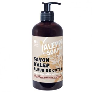 SAPONE DI ALEPPO LIQUIDO FIORI DI COTONE 500 ML