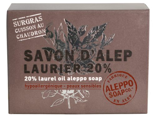 SAPONE DI ALEPPO 20% OLIVA E ALLORO 100 GR