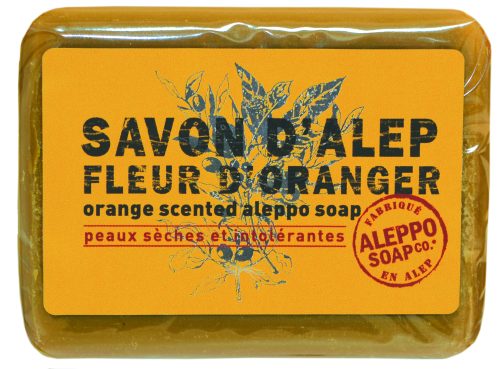 SAPONE DI ALEPPO FIORI DI ARANCIO 100 GR