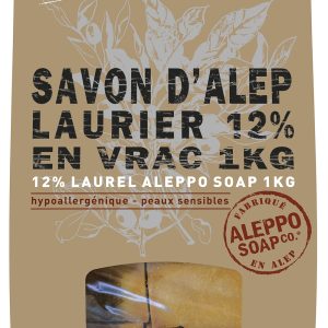 SAPONE DI ALEPPO 12% IN SACCO 1 KG