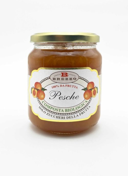 COMPOSTA BIOLOGICA DI PESCHE 390 GR