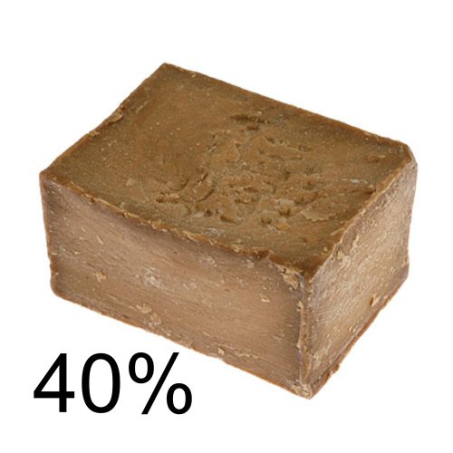 SAPONE DI ALEPPO GREZZO SFUSO 40% 200 GR