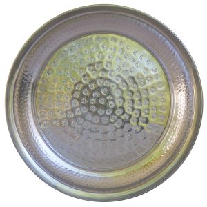 VASSOIO ALLUMINIO DIAM.35 CM H 10 CM