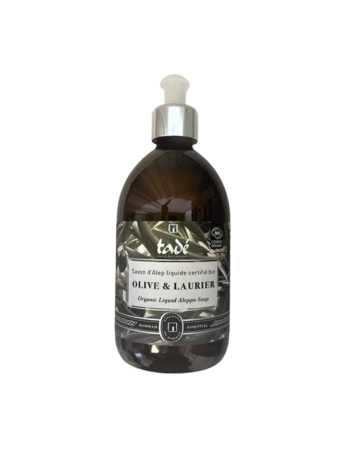 SAPONE DI ALEPPO NERO LIQUIDO COSMOS ORG 500 ML
