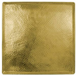 PIATTO OTTONE 40X40 CM