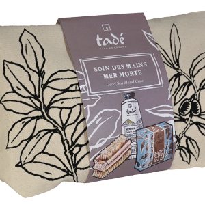 TROUSSE COTONE UOMO - OLIO VISO E BARBA - SAPONE DI ALEPPO 100 GR - MINI FOUTA