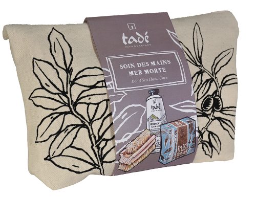 TROUSSE COTONE UOMO - OLIO VISO E BARBA - SAPONE DI ALEPPO 100 GR - MINI FOUTA