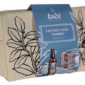 TROUSSE COTONE MAR MORTO - CREMA MANI 30 ML - SAPONE DI ALEPPO 100 GR - SPAZZOLINO PER UNGHIE